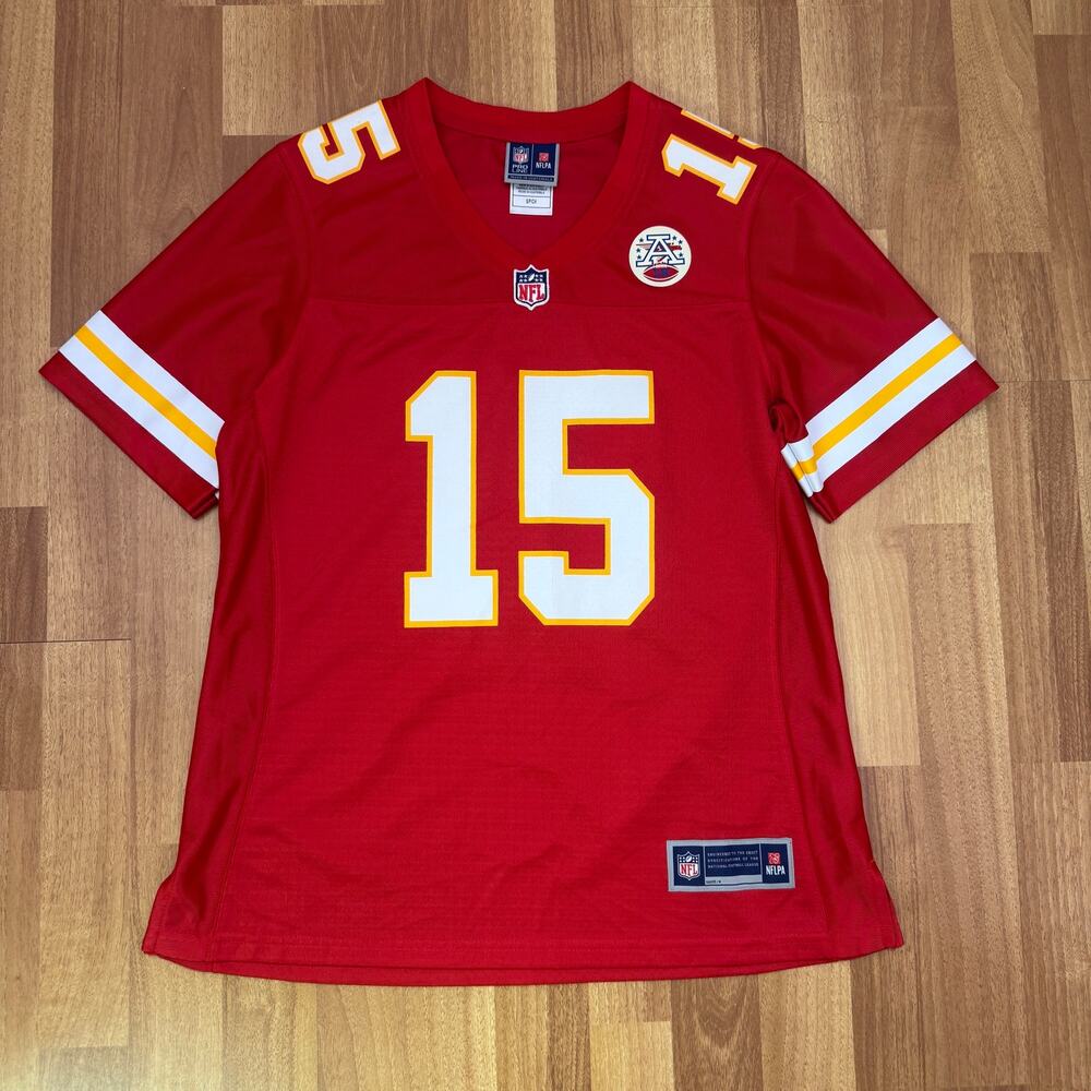 Men's NFL Pro Line Kansas City Chiefs Patrick Mahomes Red Football Jersey Sz S